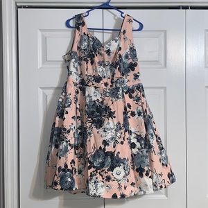 ModCloth Pink Floral Dress